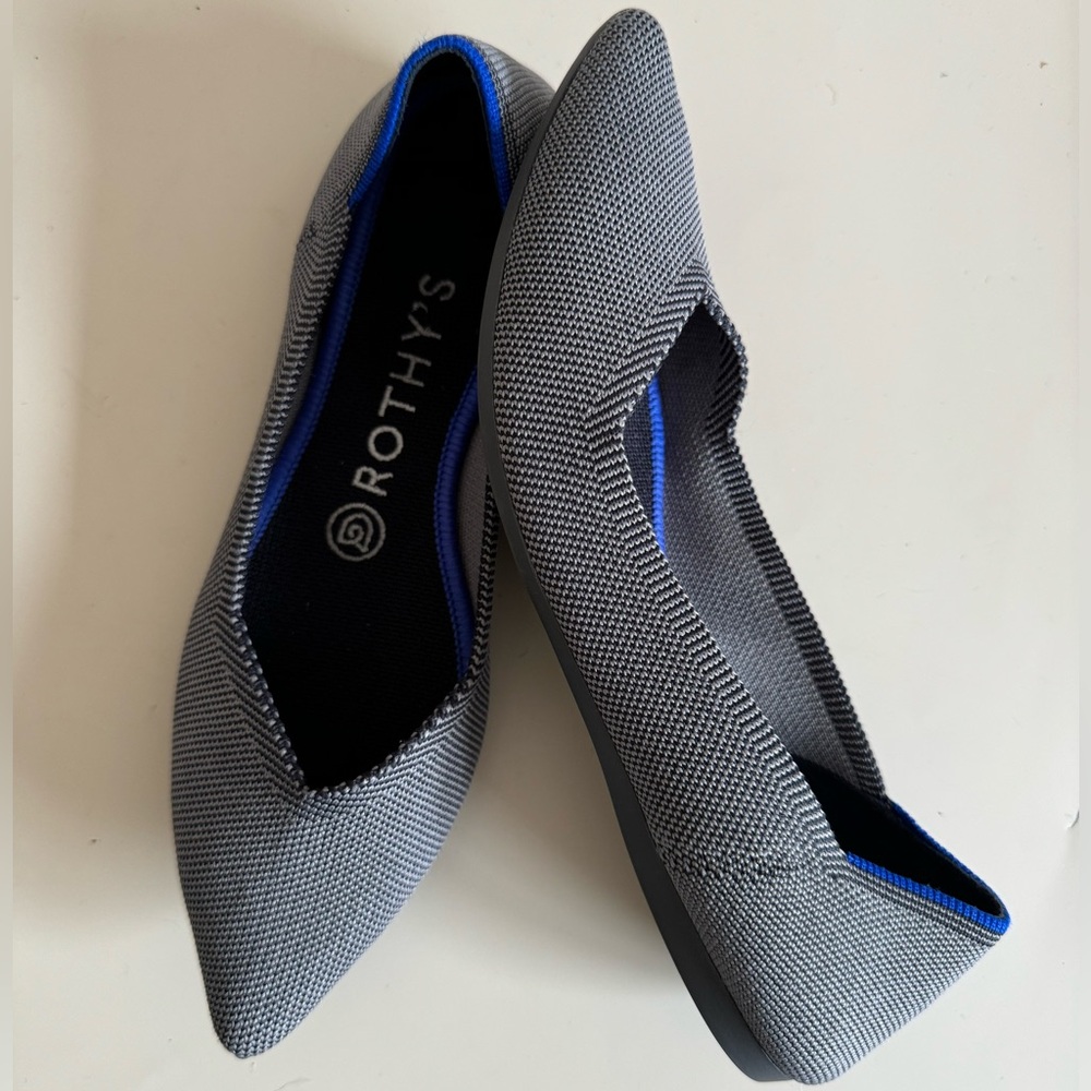 Rothy's‎ The Point Pebble Grey Women’s Sz 7